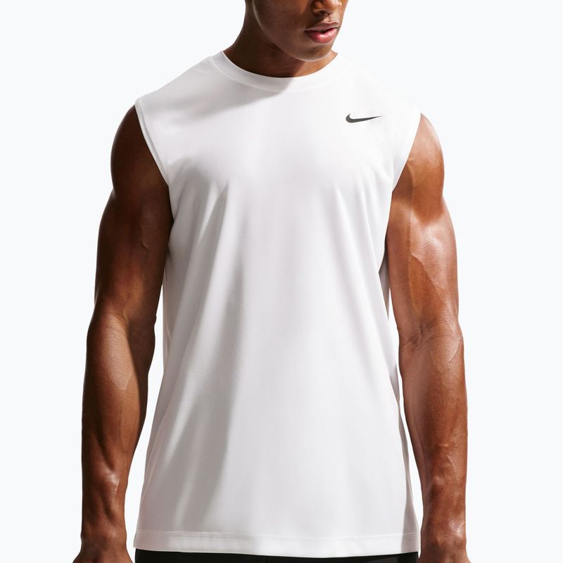 Pánske tréningové tričko Nike Dri-FIT Sleeveless Training Top white/black