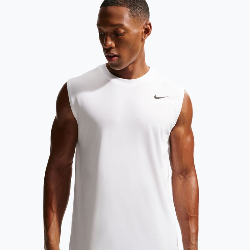 Pánske tréningové tričko Nike Dri-FIT Sleeveless Training Top white/black 4