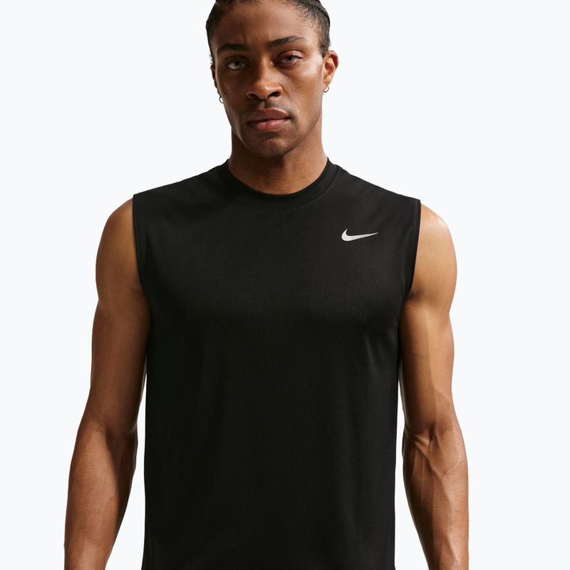 Pánske tréningové tričko Nike Dri-FIT Sleeveless Training Top black/matte silver 3