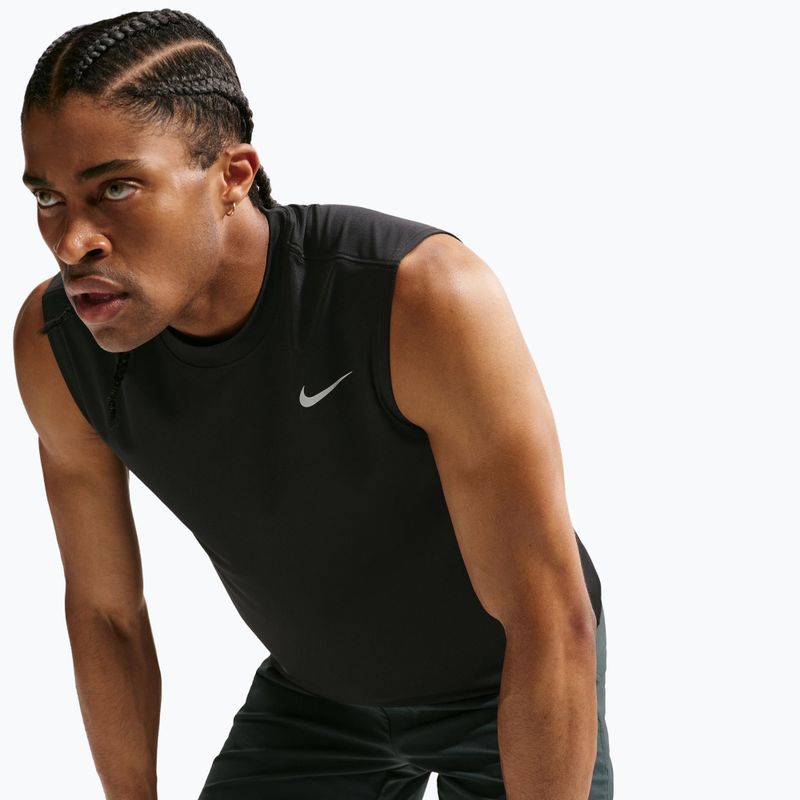 Pánske tréningové tričko Nike Dri-FIT Sleeveless Training Top black/matte silver 5