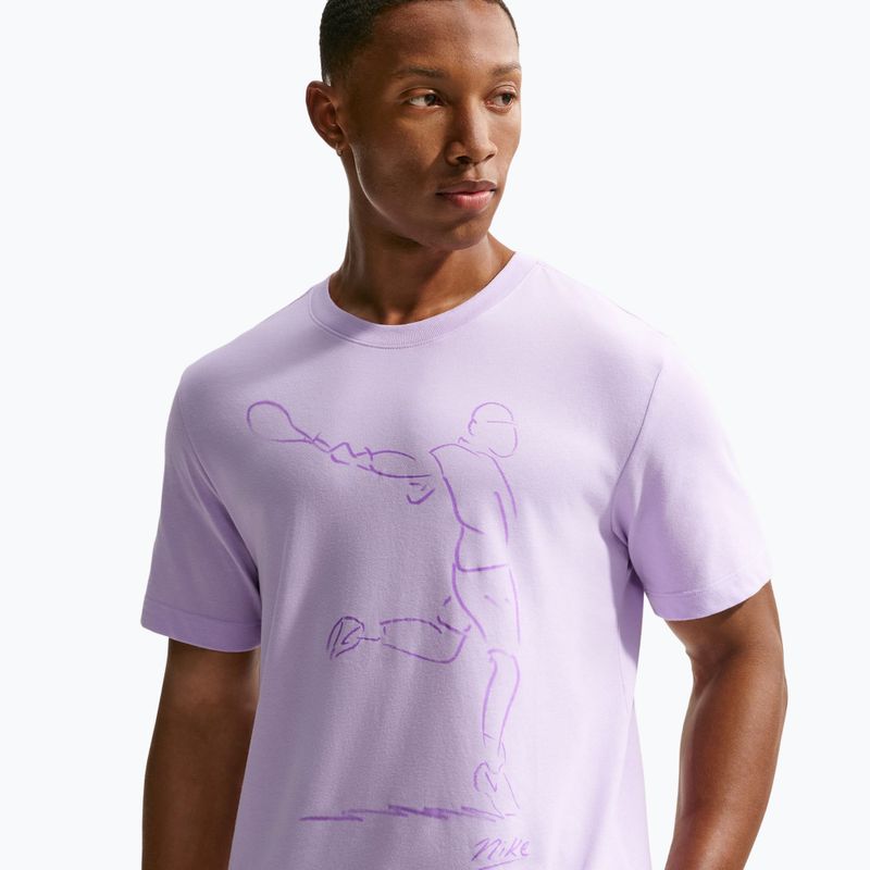 Pánske tenisové tričko Nike Court Dri-Fit violet mist 4