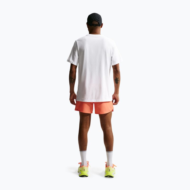 Pánske bežecké tričko Nike Dri-Fit Running white/barely volt 3