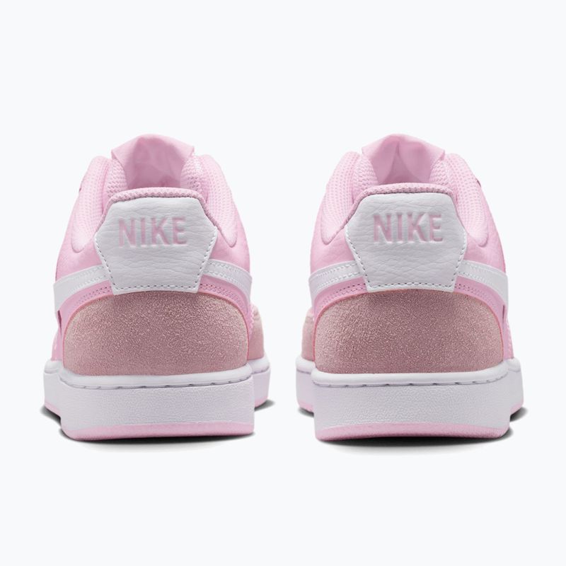 Dámske topánky Nike Court Vision Low Suede pink foam/white 4