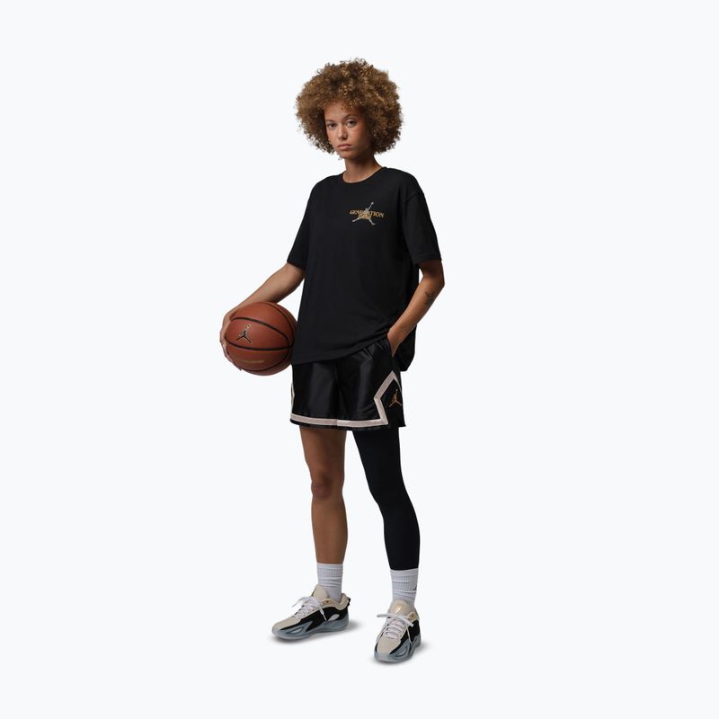 Dámske basketbalové šortky Nike Jordan Sport Diamond 4" black/metallic gold 2