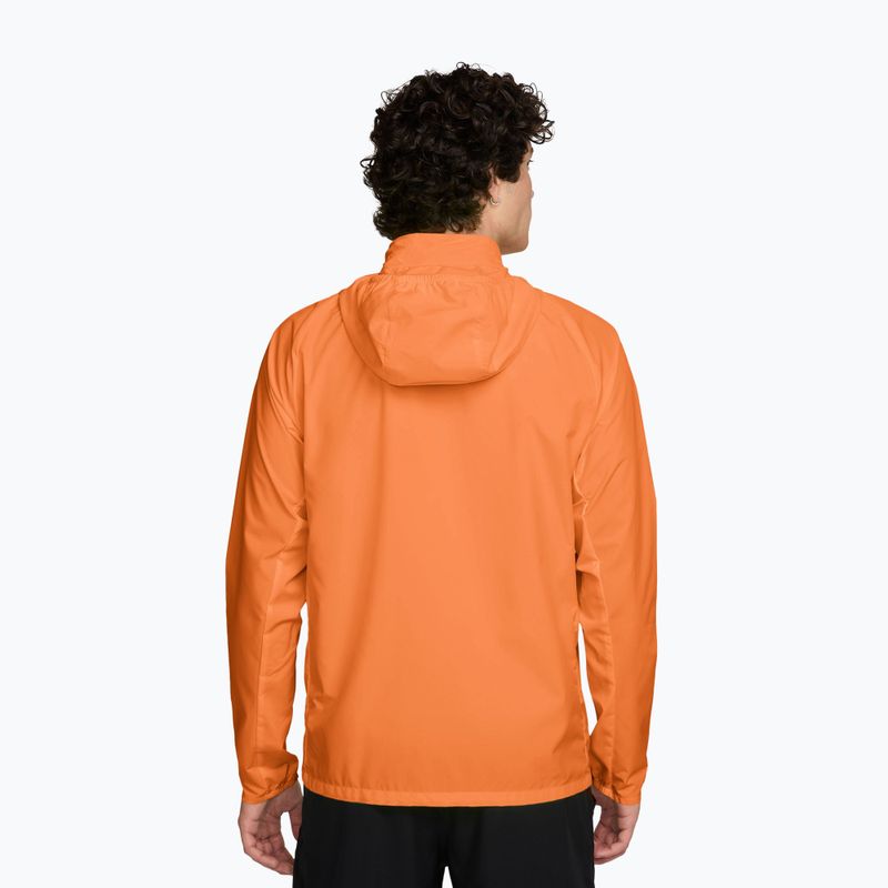 Pánska bežecká bunda Nike Miler Repel UV total orange 2