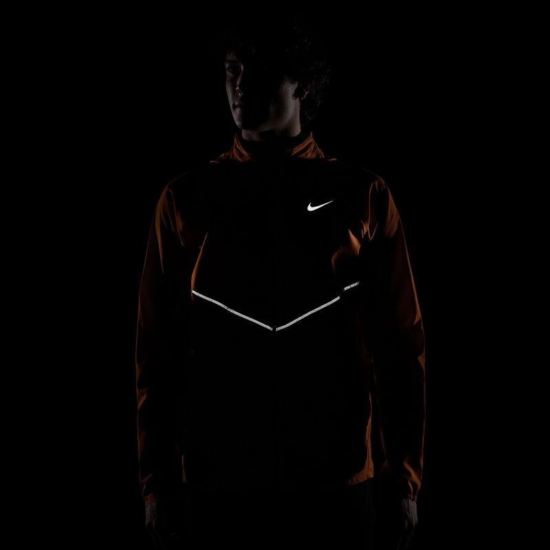 Pánska bežecká bunda Nike Miler Repel UV total orange 4