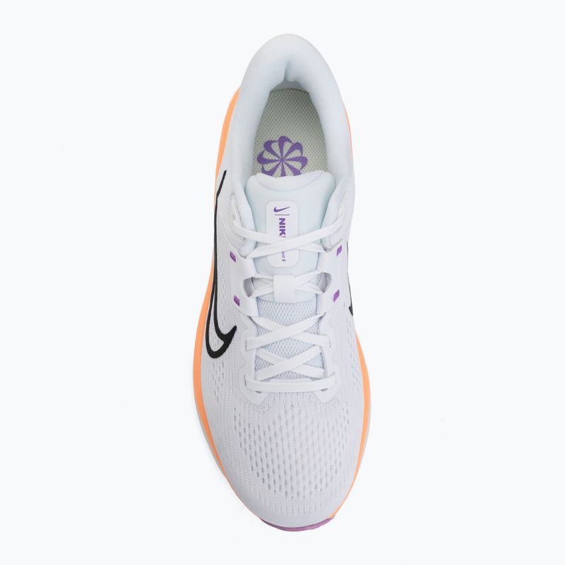 Dámske bežecké topánky Nike Quest 6 white/bright violet/light magenta/black 5