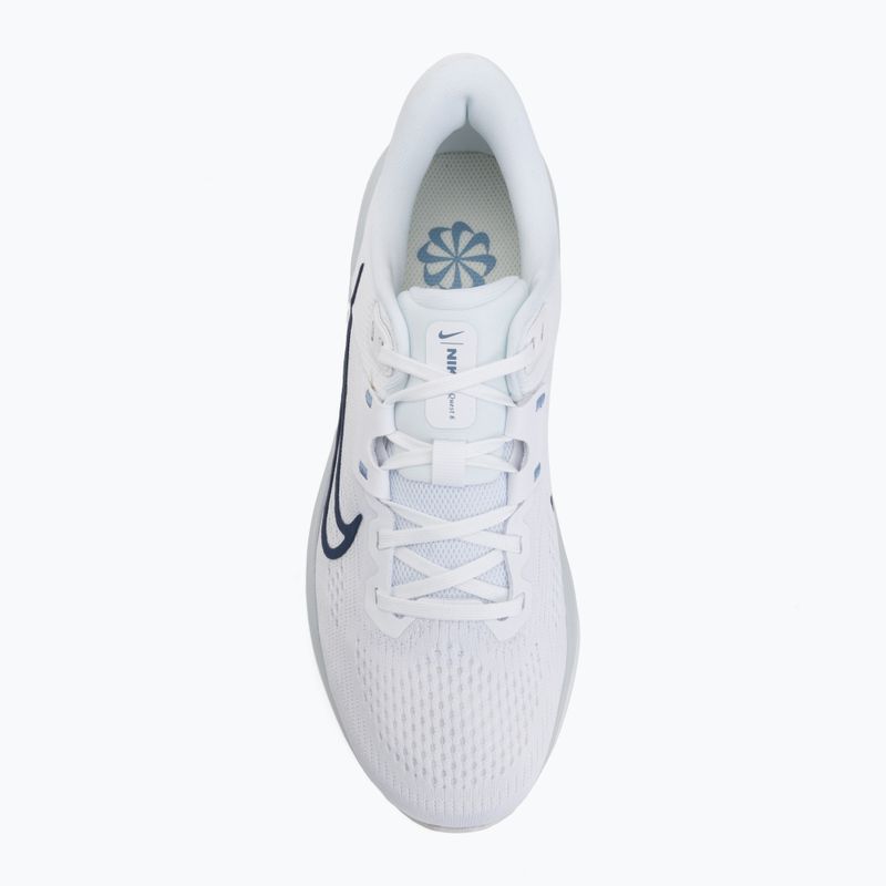 Dámske bežecké topánky Nike Quest 6 white/pearl pink/work blue/blue void 5
