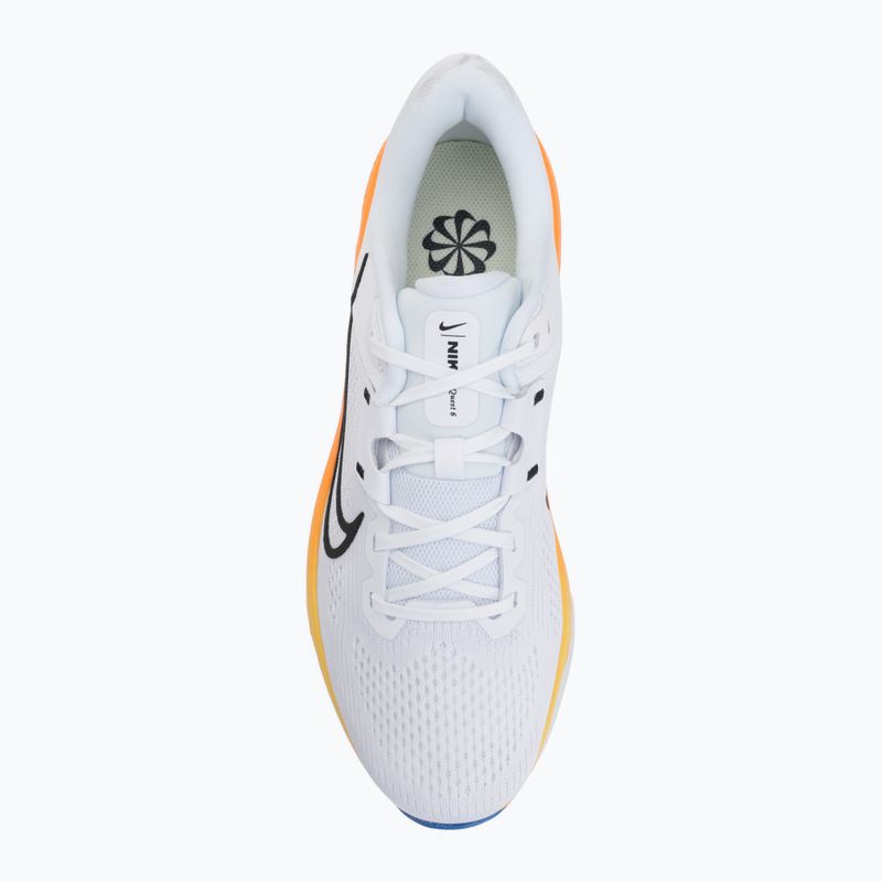 Pánske bežecké topánky Nike Quest 6 white/blue crystal/total orange/off noir 5