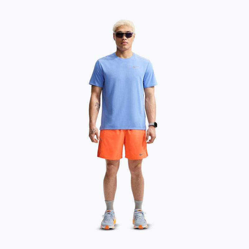 Pánske bežecké šortky Nike Miler Dri-Fit 2in1 7" total orange 2