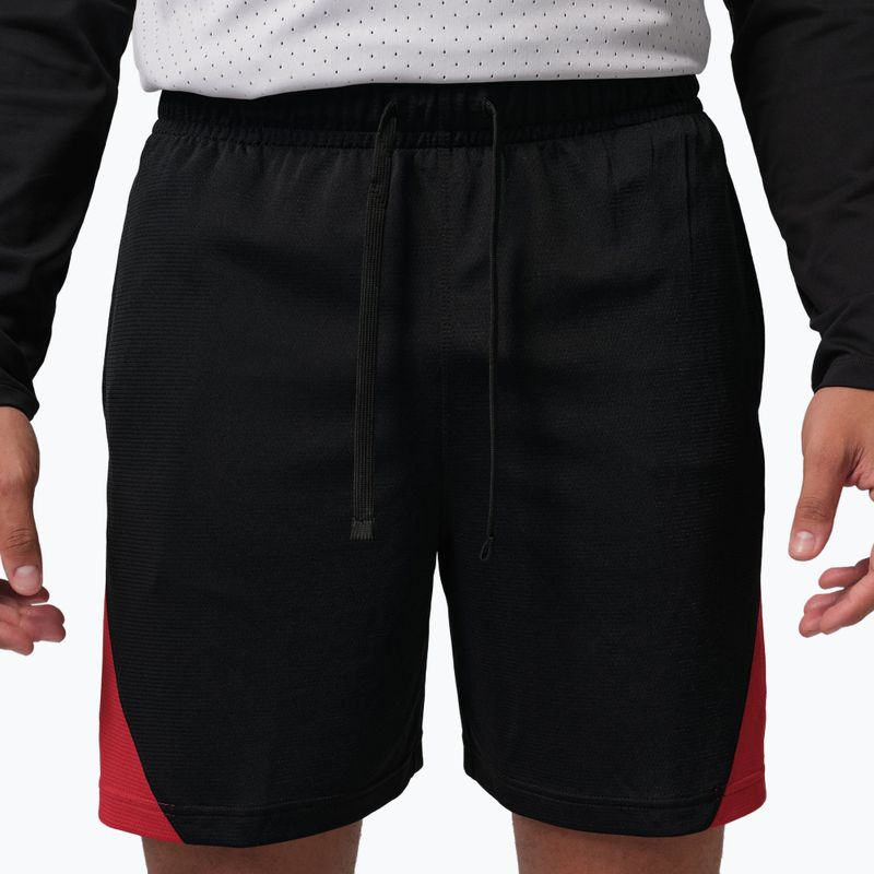 Pánske basketbalové šortky Jordan Sport Dri-Fit black/gym red/white