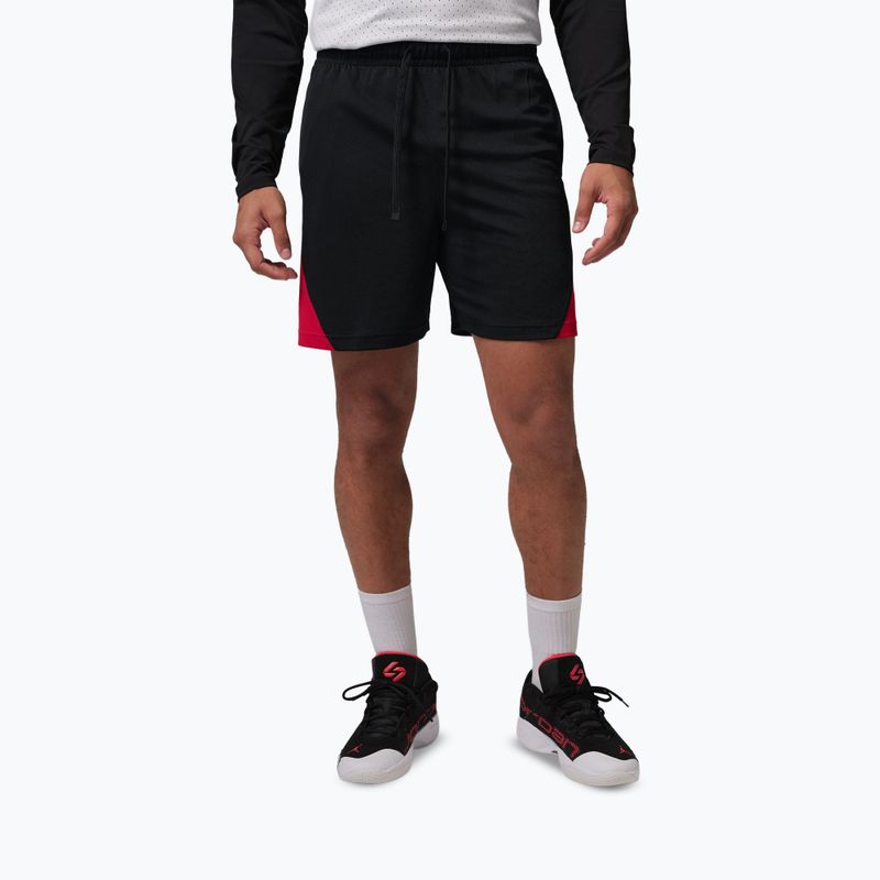 Pánske basketbalové šortky Jordan Sport Dri-Fit black/gym red/white 4