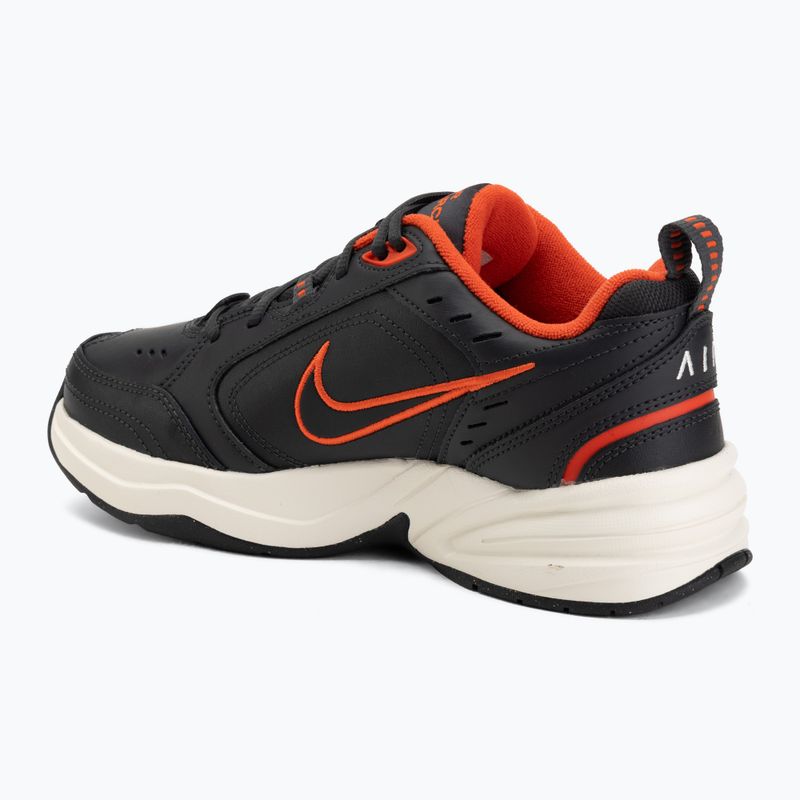 Pánske tréningové topánky Nike Air Monarch IV dark smoke grey/picante red/black 3