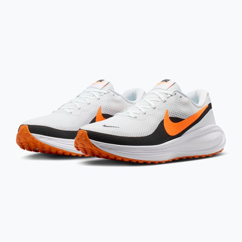 Pánske bežecké topánky Nike Revolution 8 off white/white/black/total orange 3