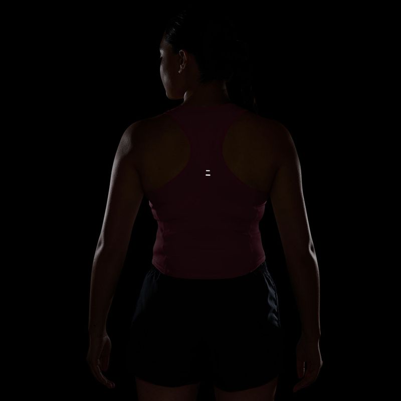 Dámske bežecké tričko Nike Swoosh Run Dri-Fit peony/photon dust/white 6