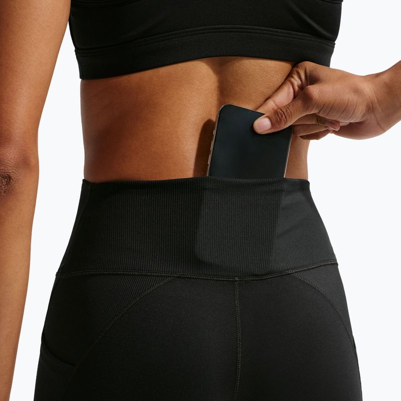 Dámske šortky Nike One High Waisted Biker 5" black/black/white 7