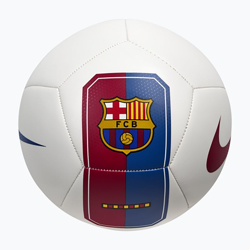 Futbalová lopta Nike Pitch FC Barcelona white/cardinal red size 5 2