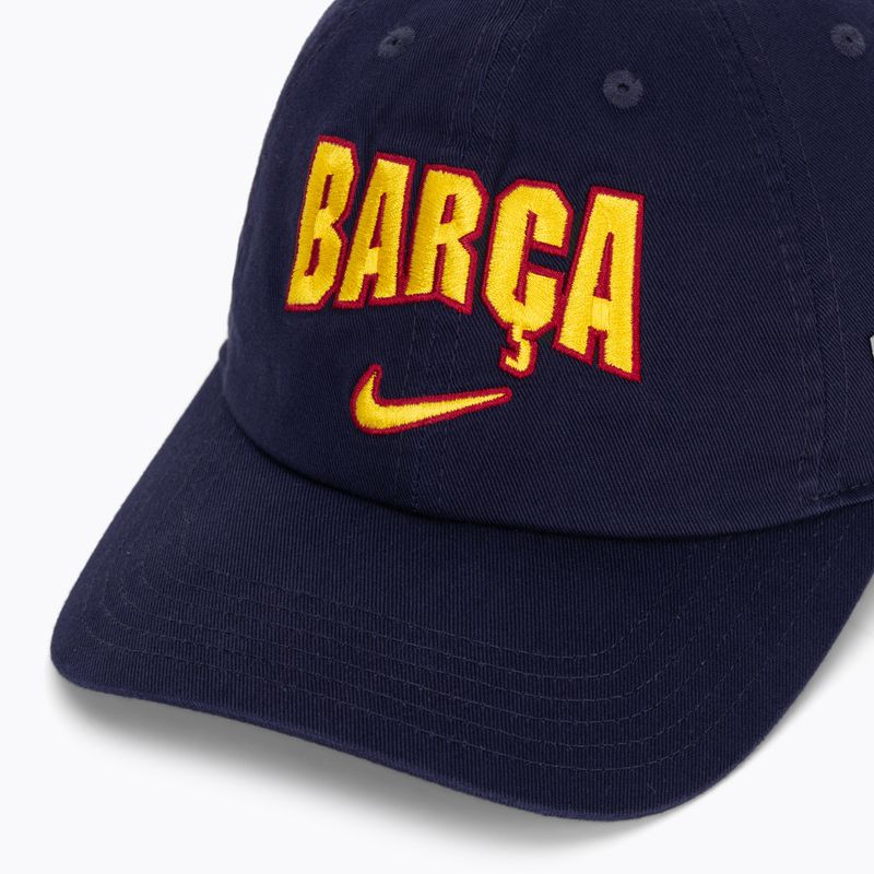 Detská šiltovka Nike FC Barcelona Club Cotton blackened blue 3