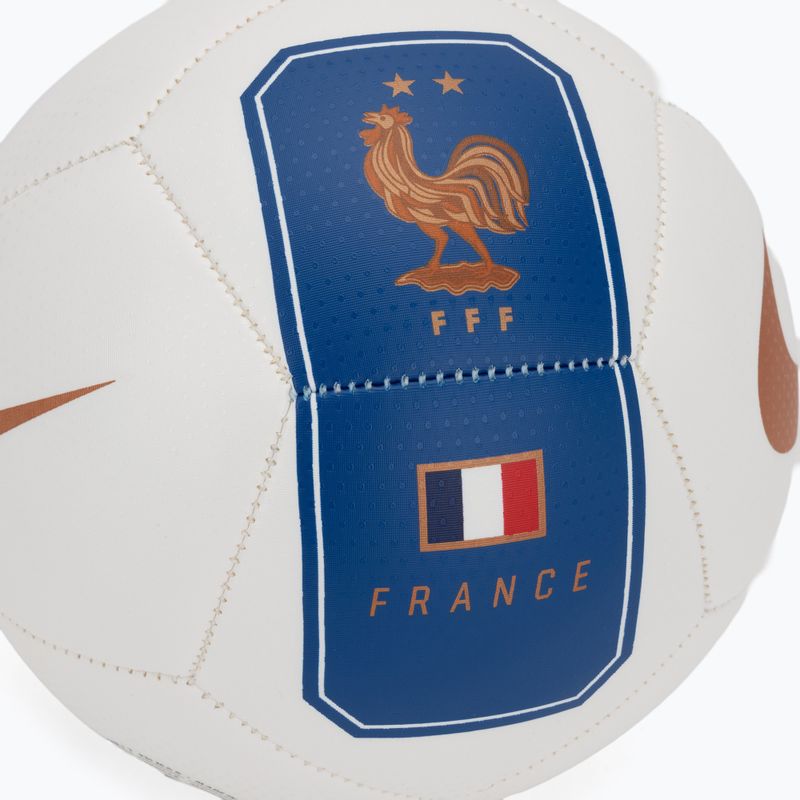 Lopta na mini futbal Nike Skills France white size 1 3
