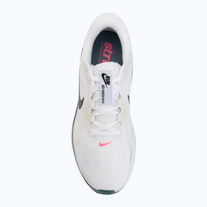 Pánske bežecké topánky Nike Structure 26 white/mineral slate/hyper pink/black 5