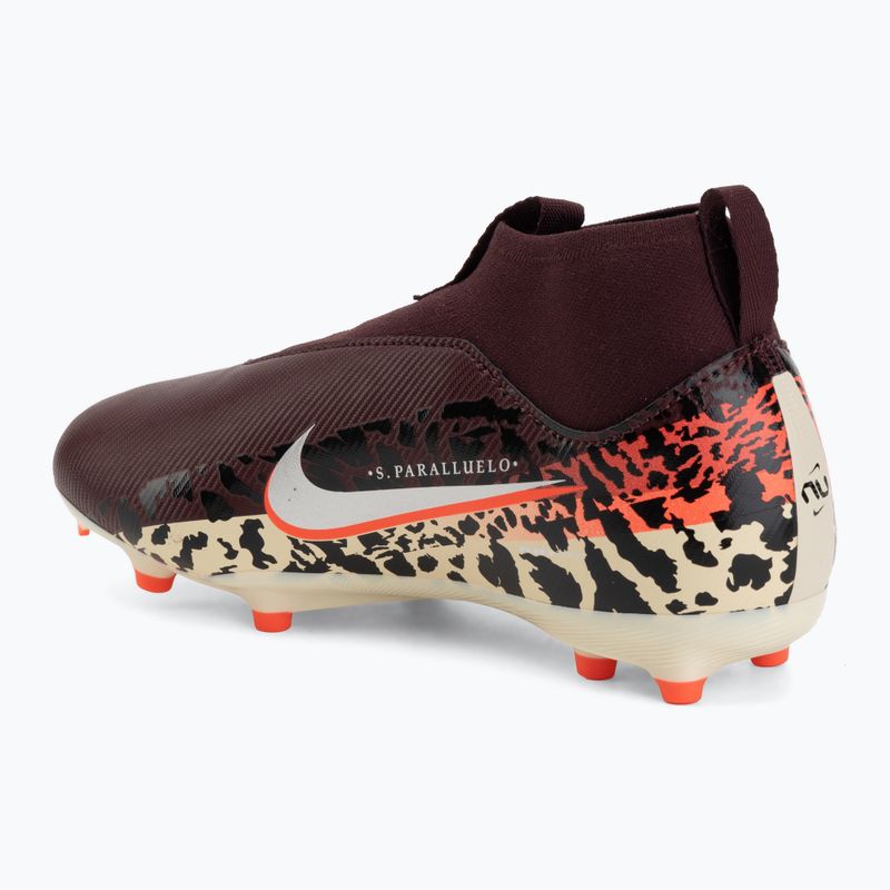 Detské kopačky Nike United Jr. Mercurial Superfly 10 Academy MG burgundy crush/metallic silver 3