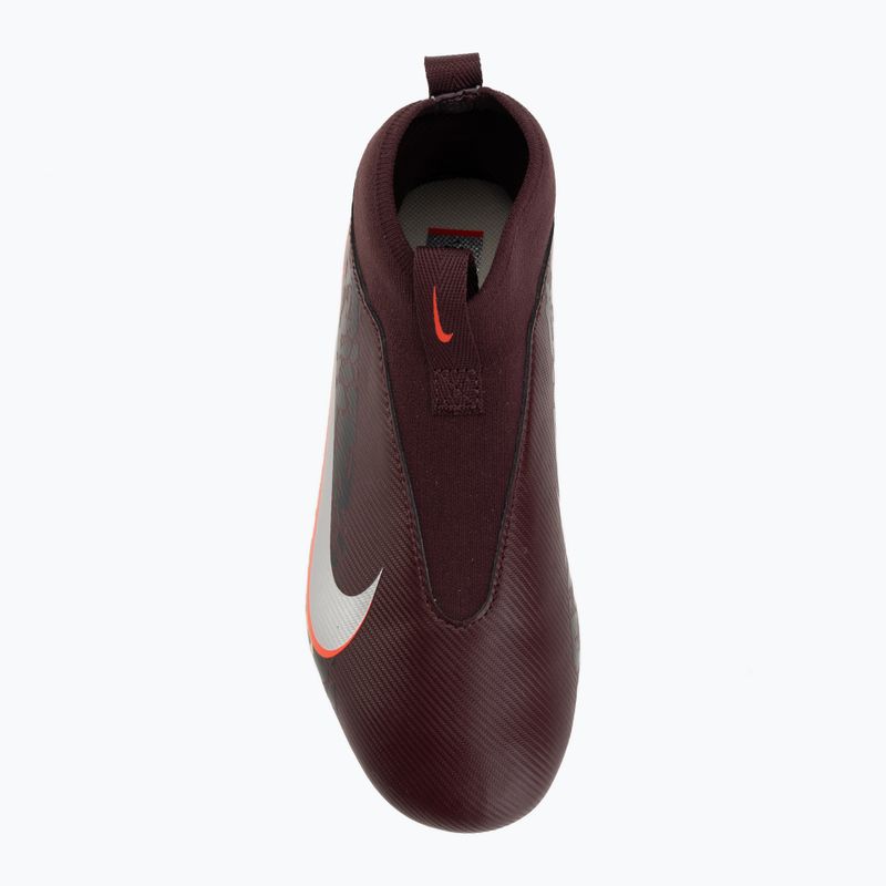 Detské kopačky Nike United Jr. Mercurial Superfly 10 Academy MG burgundy crush/metallic silver 5