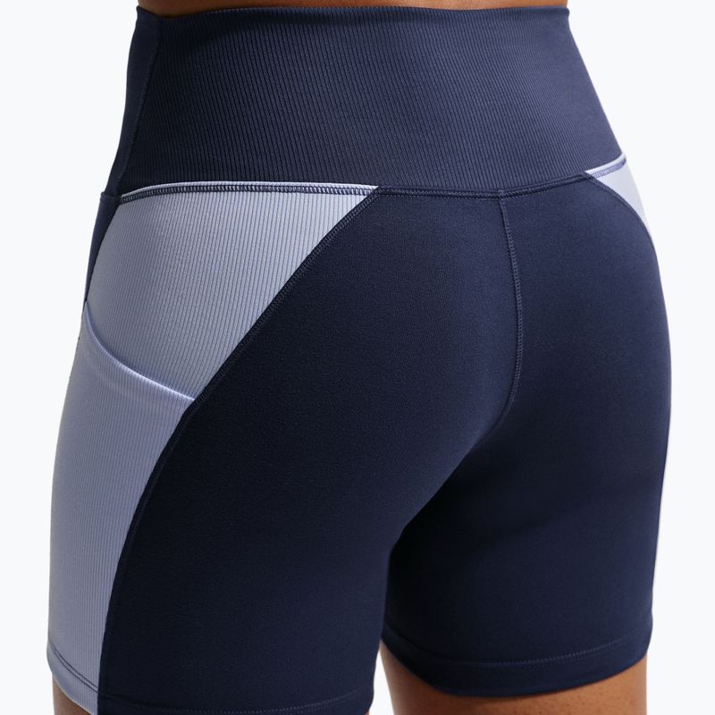 Dámske šortky Nike One High Waisted Biker 5" midnight navy/hydrogen blue/white 6