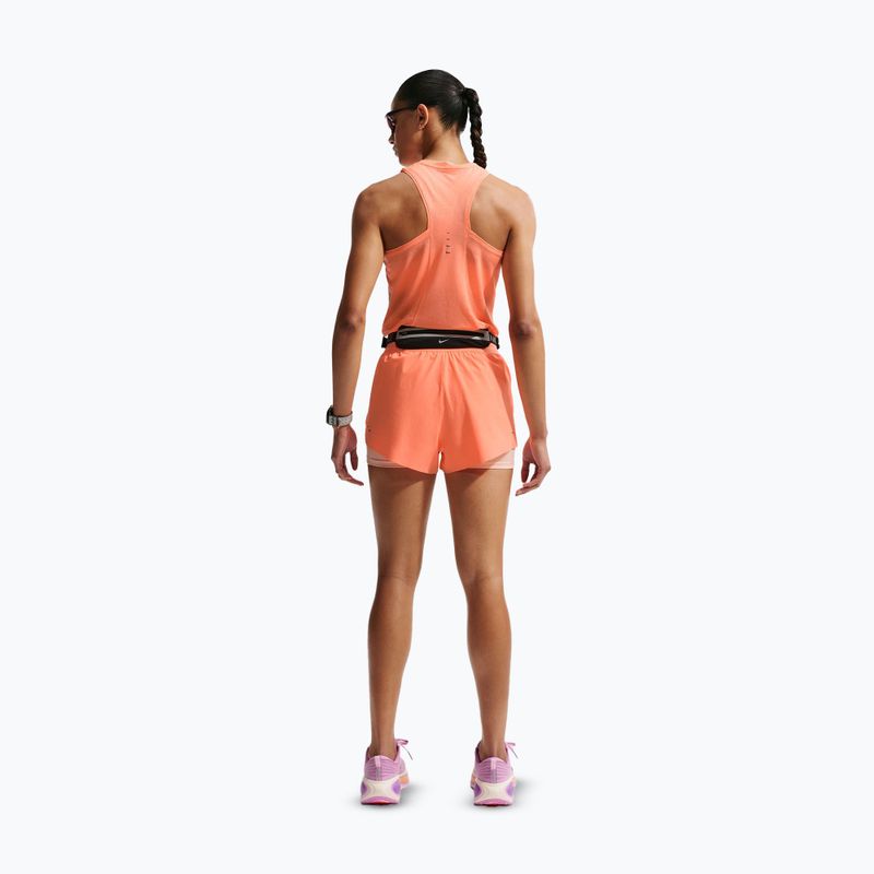 Dámske bežecké šortky Nike Swift Mid-Rise 2in1 orange pulse 3