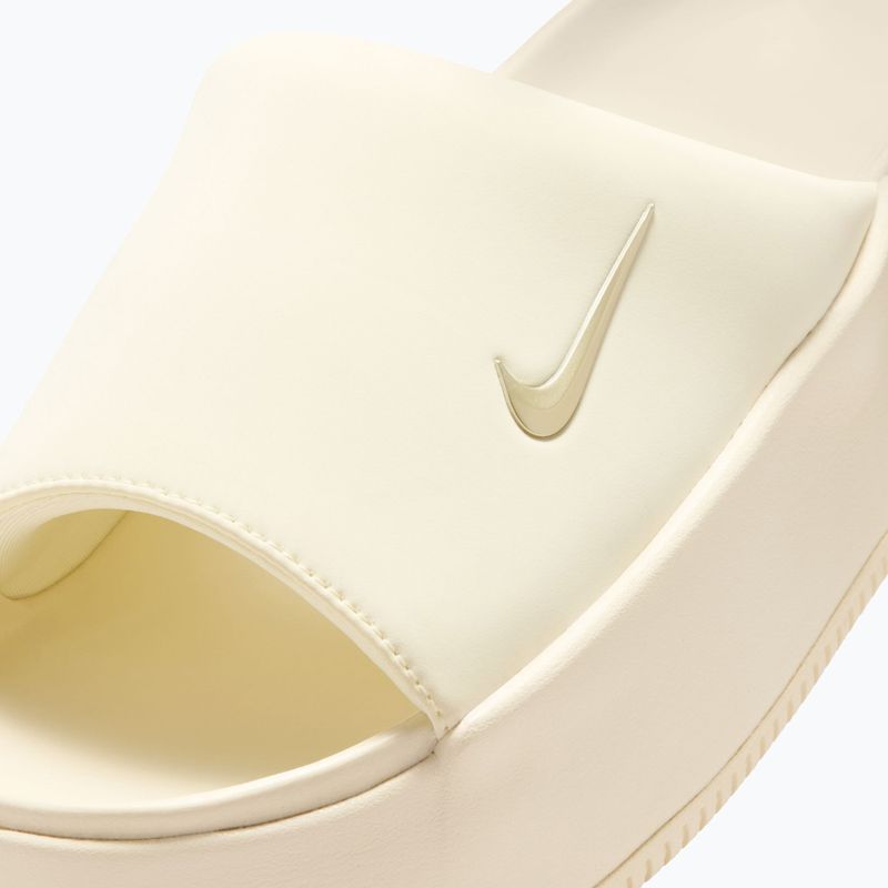 Dámske šľapky Nike Calm Elevation coconut milk 5