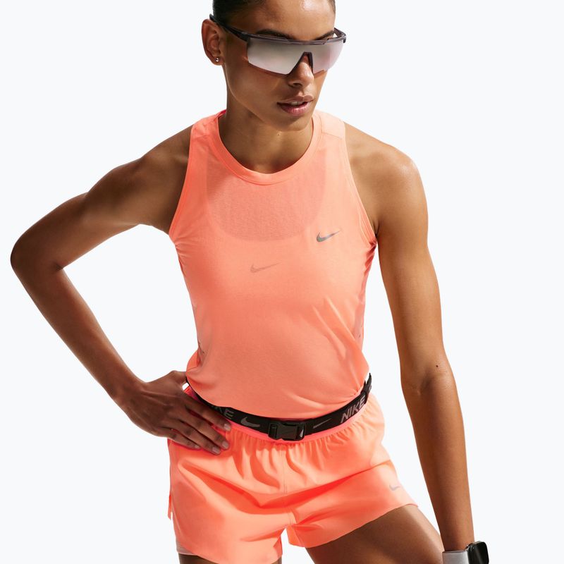 Dámske bežecké tričko Nike Swift Breathe Dri-Fit orange pulse/photon dust 6