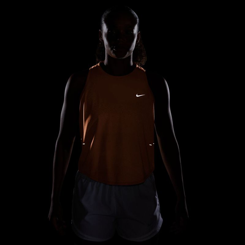 Dámske bežecké tričko Nike Swift Breathe Dri-Fit orange pulse/photon dust 7