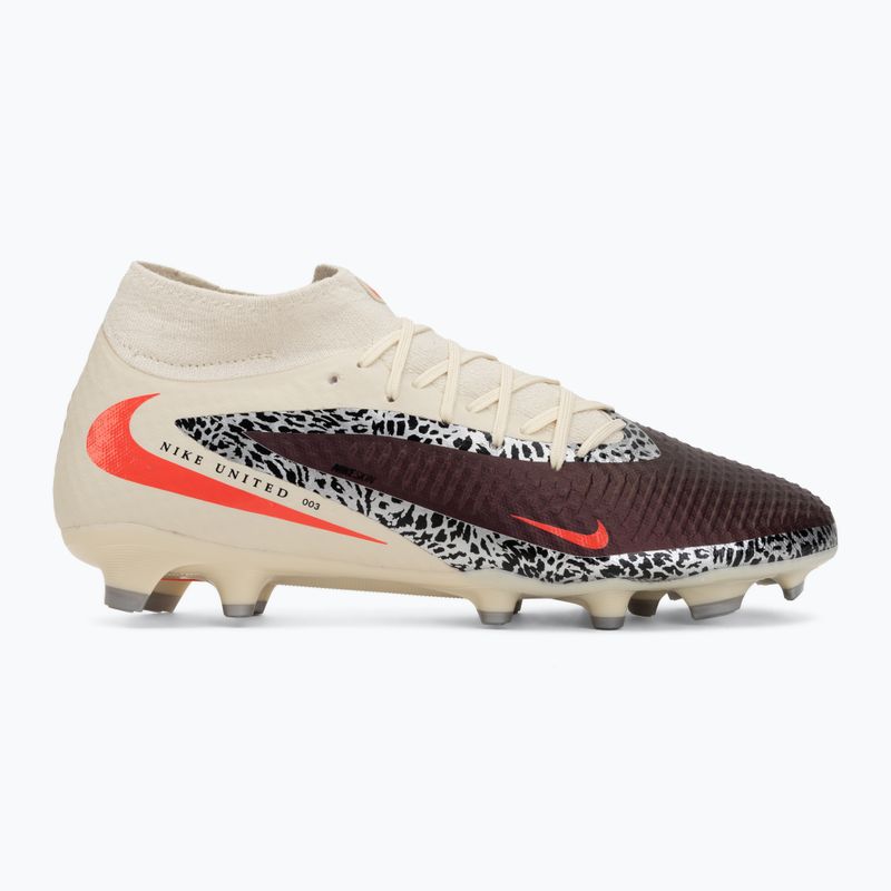Pánske kopačky Nike United Phantom 6 High Academy MG burgundy crush/fossil/university red 2