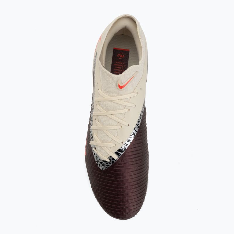 Pánske kopačky Nike United Phantom 6 High Academy MG burgundy crush/fossil/university red 5