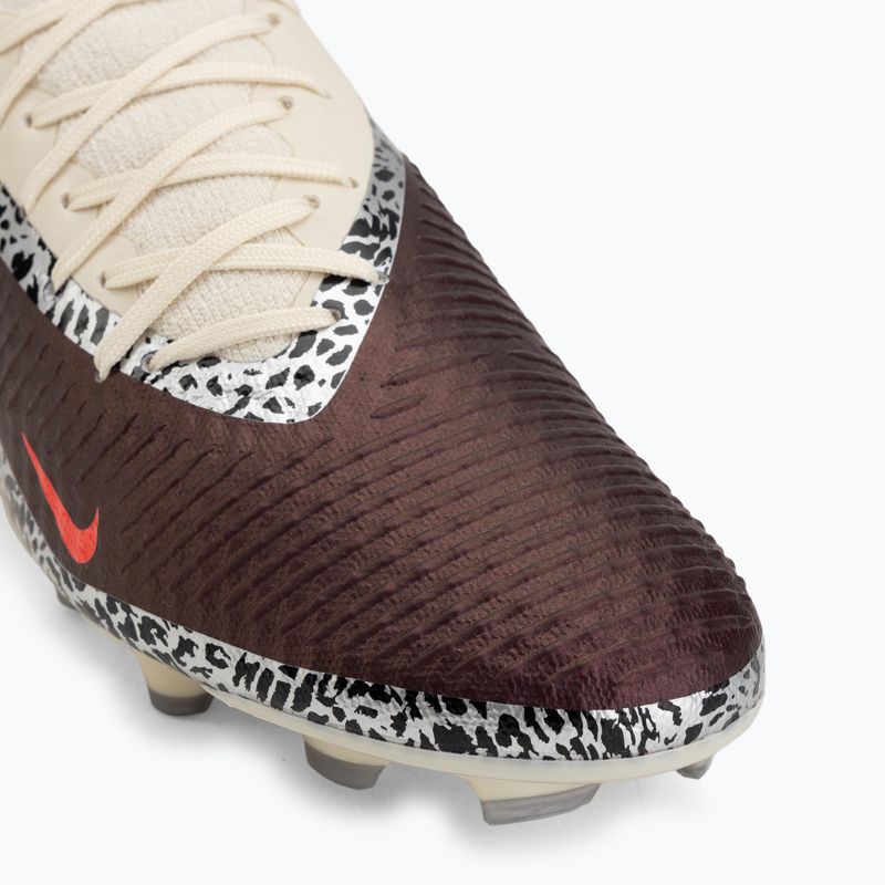 Pánske kopačky Nike United Phantom 6 High Academy MG burgundy crush/fossil/university red 7