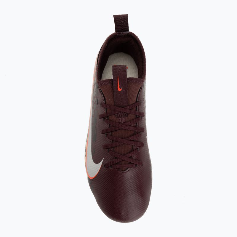 Detské kopačky Nike United Jr. Mercurial Vapor 16 Academy MG burgundy crush/metallic silver 5
