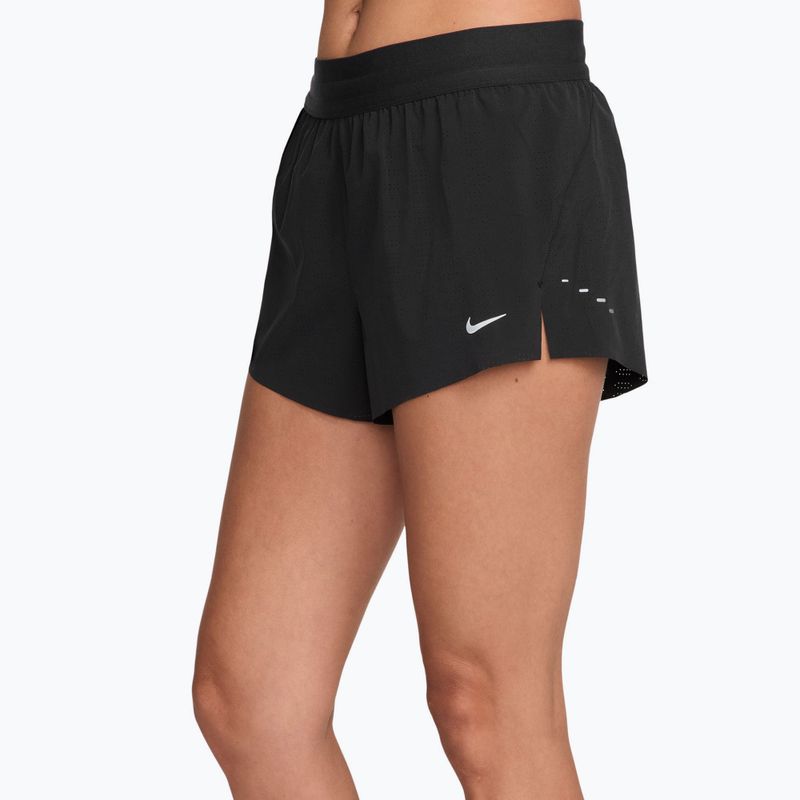 Pánske bežecké šortky Nike Swift Breathe Dri-Fit Mid-Rise 2.5" black/black/white 3