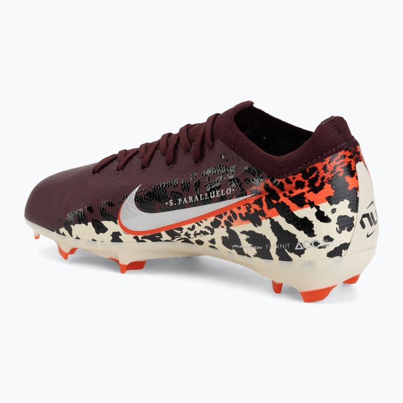 Detské kopačky Nike United Jr. Mercurial Vapor 16 Pro FG burgundy crush/metallic silver 3