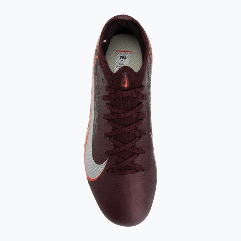 Detské kopačky Nike United Jr. Mercurial Vapor 16 Pro FG burgundy crush/metallic silver 5