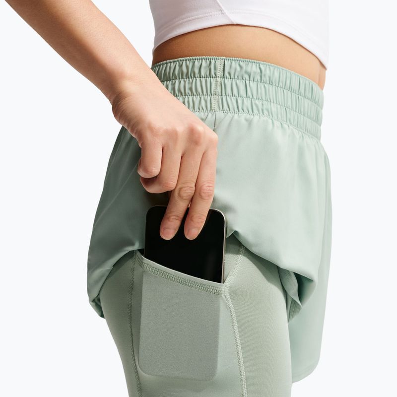 Dámske šortky Nike One Dri-Fit High-Waisted 3" 2In1 steam/white 6