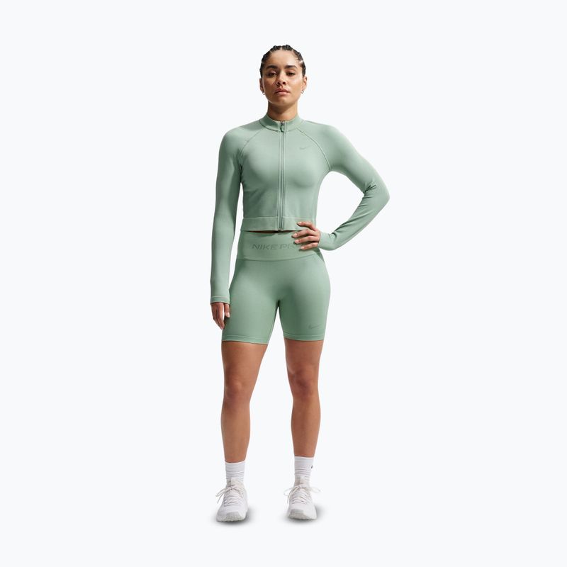 Dámske šortky Nike Pro Seamless High-Waisted Biker 5" steam 2