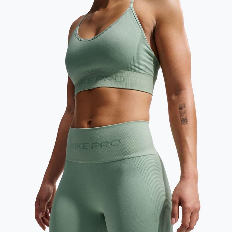 Dámske šortky Nike Pro Seamless High-Waisted Biker 5" steam 4