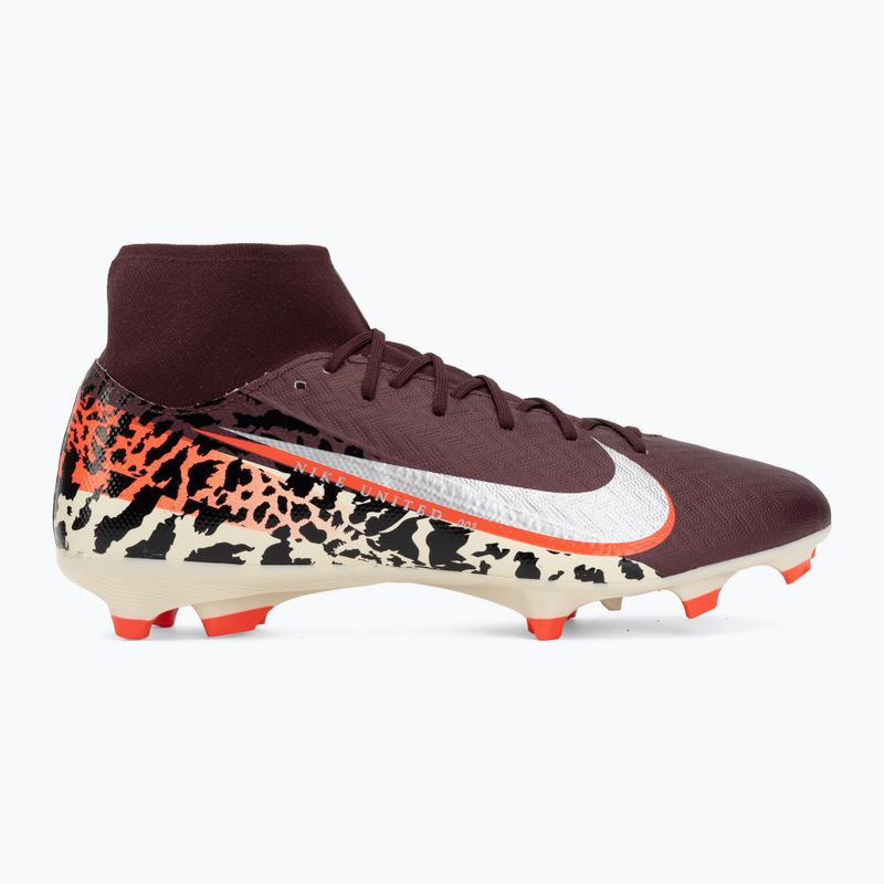 Pánske kopačky Nike United Mercurial Superfly 10 Academy MG burgundy crush/metallic silver 2