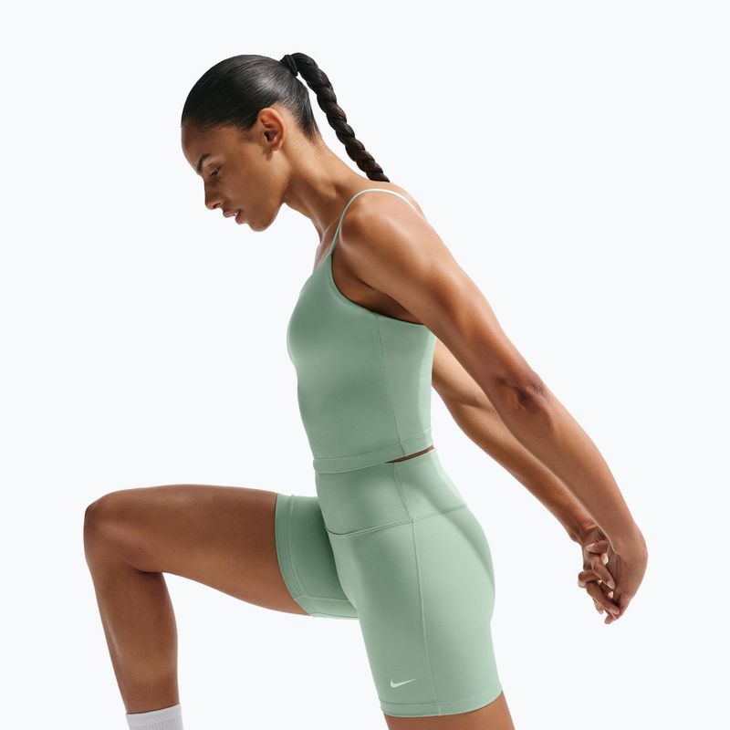 Dámske šortky Nike One High-Waisted Biker 5" steam/white 4