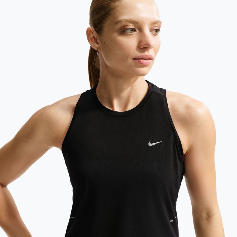 Dámske bežecké tričko Nike Swift Breathe Dri-Fit black/black/white 4