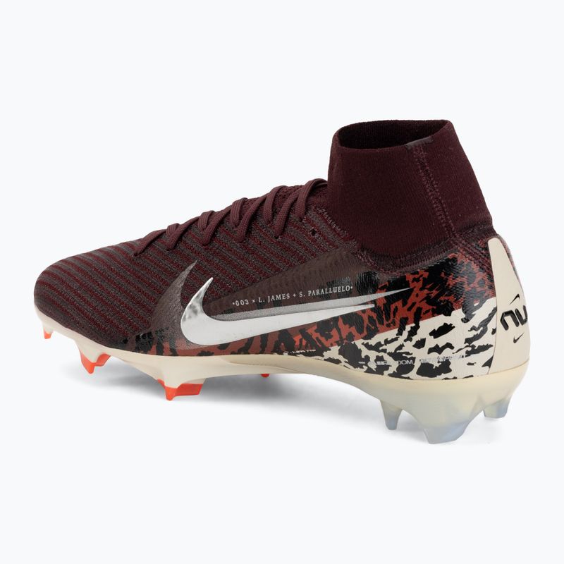 Pánske kopačky Nike United Superfly 10 Elite burgundy crush/university red/fossil/metal silver 3