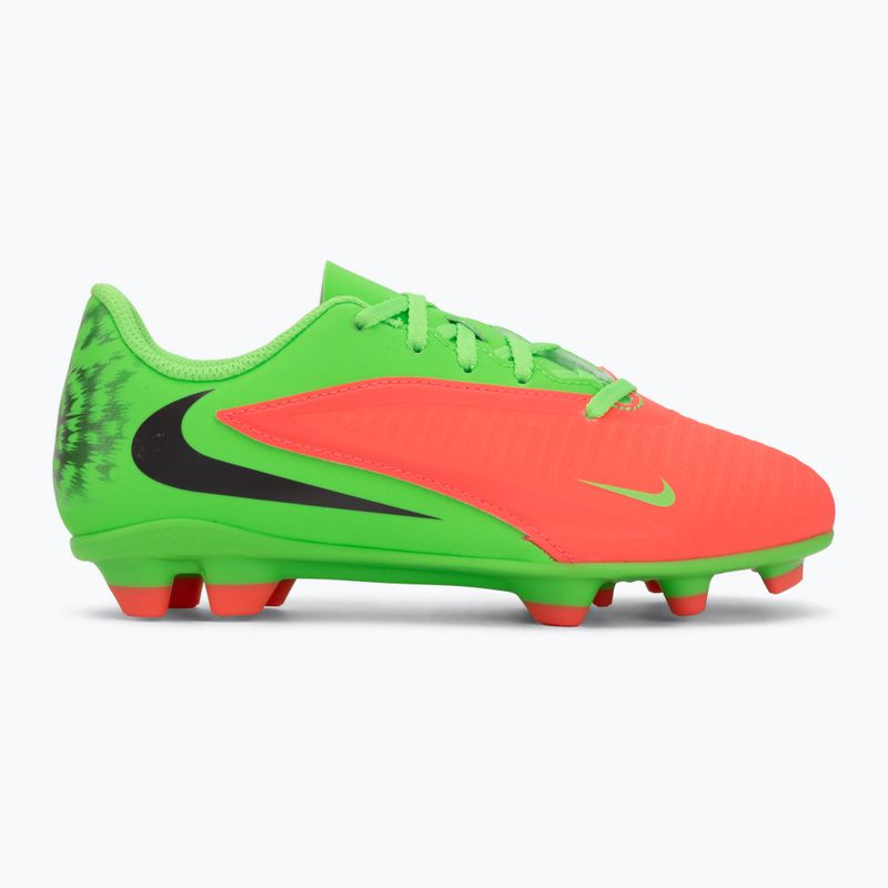 Detské kopačky Nike Jr. Phantom 6 Club Erling Haaland MG hot punch/green strike/black 2