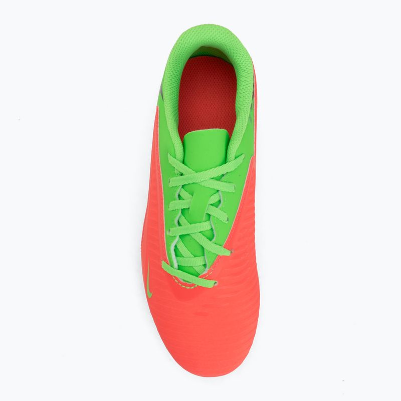 Detské kopačky Nike Jr. Phantom 6 Club Erling Haaland MG hot punch/green strike/black 5