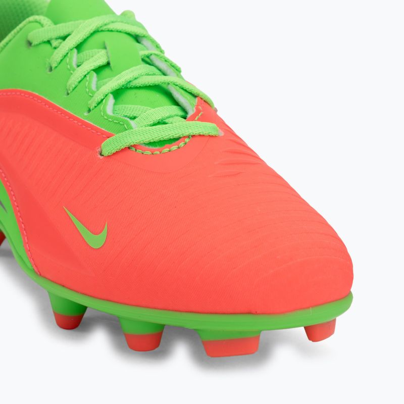 Detské kopačky Nike Jr. Phantom 6 Club Erling Haaland MG hot punch/green strike/black 7