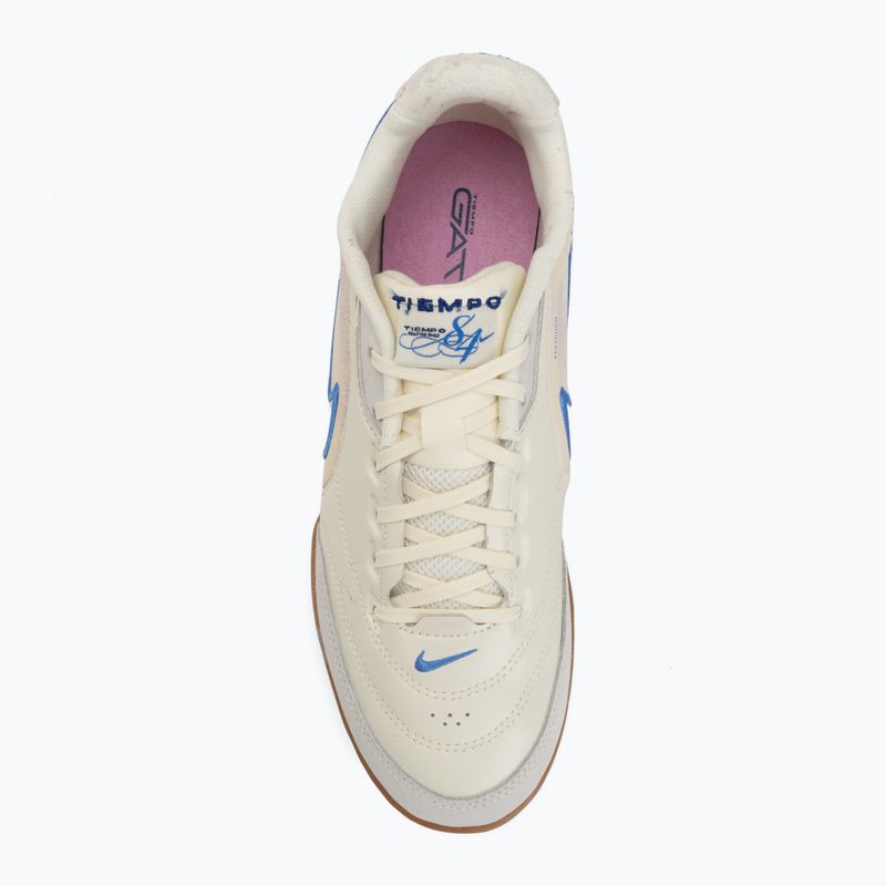 Pánske kopačky Nike Tiempo Streetgato PRM IC coconut milk/gum med brown/blue crystal 5