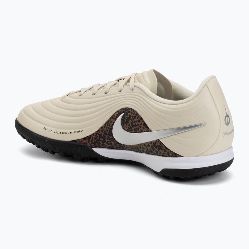 Pánske kopačky Nike United Tiempo Maestro Academy TF fossil/burgundy crush/metallic silver 3